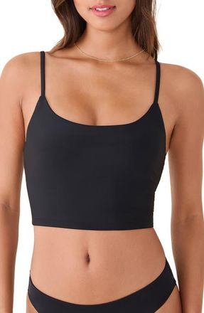 Andie Swim The Amalfi Crop Tankini in Black at Nordstrom, Size X-Small