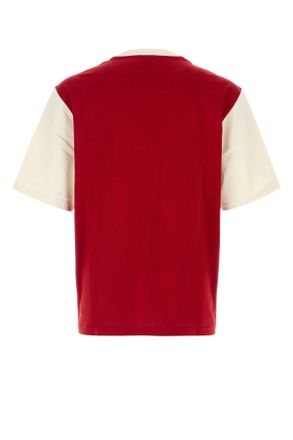Ami Logo-Embroidered T-Shirt - Red