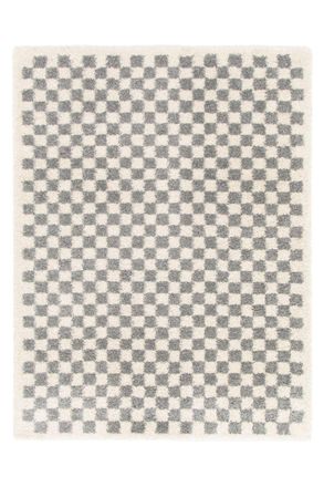 AFK Living Alfombra de pelo alto suave y cómoda gris 120 x 170 cm