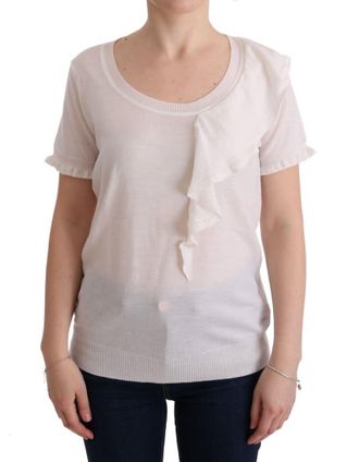 Marghi L&oacute; 100% Lana Wool Top Blouse Womens T-shirt