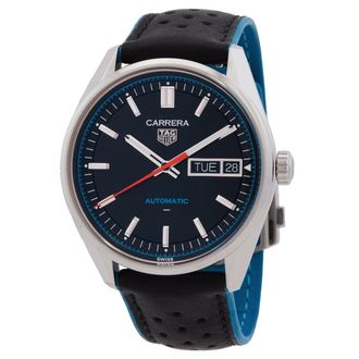 Tag Heuer Pre-owned Tag Heuer Carrera Automatic Black Dial Watch WDA2110.FC6614