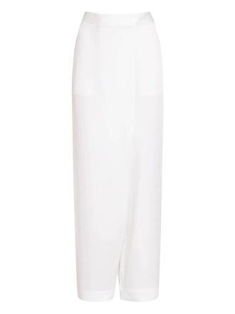 Gloria Coelho x Isabella Fiorentino back-pocket trousers - White