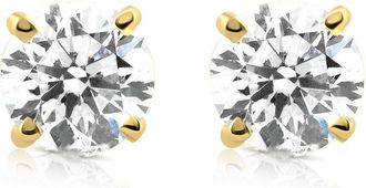 Pompeii3 1/5ct Diamond Studs 14K Yellow Gold