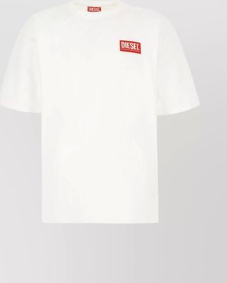 Diesel cotton logo-patch short-sleeve t-shirt