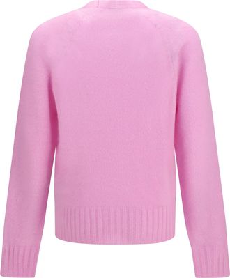 Tom Ford Mens Crew-Neck Cashmere Sweater Light Rose Kashmir-Capra Hircus Kashmir/capra