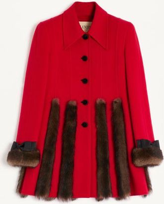 Valentino Double Cashmere Peacoat Woman PARIS 36