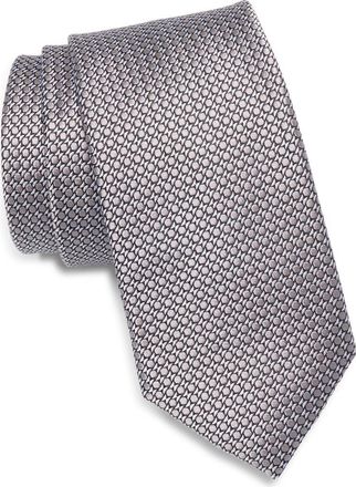 Nordstrom Chandler Geometric Jacquard Tie in Grey at Nordstrom