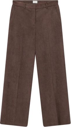 Seductive Wijde broek - Dames - Wijde Broeken - Bruin - S - Broeken
