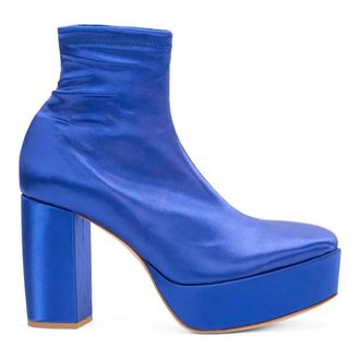 Red Valentino Heeled Boots, female, Blue, Size: 7 US Ankle Boot