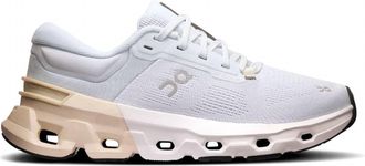 On Womens Cloudflyer 5 Running Shoes In Arctic/cream