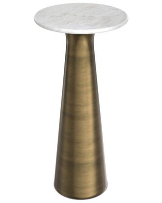 Simpli Home Nicollette Modern Contemporary 12In Metal Side Table