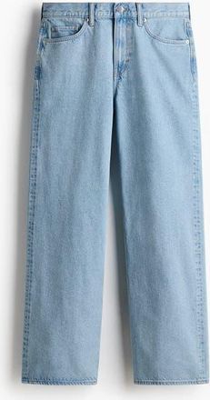 H&M Relaxed Jeans in Light Denim Blue at Nordstrom, Size 33 X 30