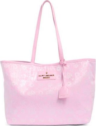 Kurt Geiger Chiswick Large Shopper Tote Bag & Pouch in Light/Pastel Pink at Nordstrom Rack