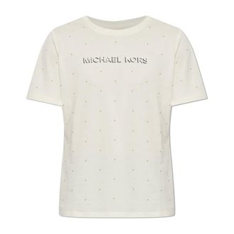 Michael Kors Dames, Tops, Beige, Maat: M Katoen