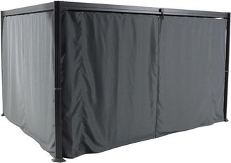 Hesperide Hesperide - Cortinas Para Cenador Belize Gris - Para Belize 4 X 3 M (4 Cortinas) - Hesp&eacute;ride