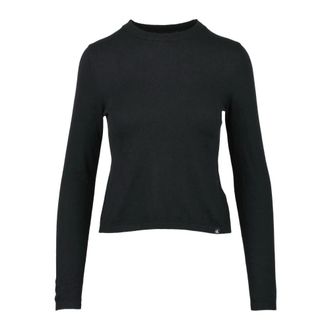 Calvin Klein Jeans Maglia Sottogiacca - Dames - Ronde hals truien - Zwart - S - Katoen - Truien & Vesten