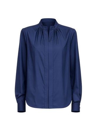 C&acirc;llas Milano Olympia Long sleeve shirt in Ocean at Nordstrom, Size 12 It