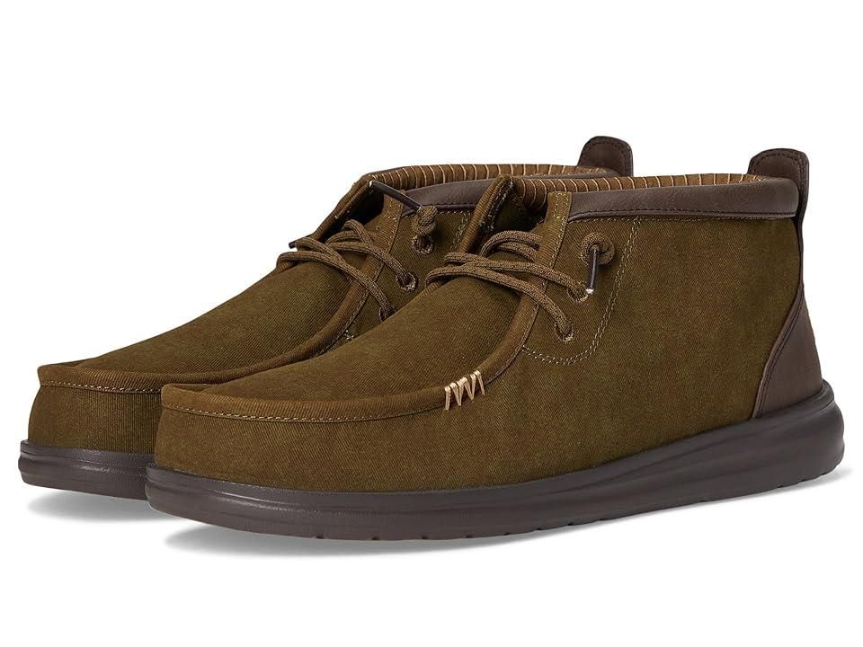 hey dudes tobacco brown Wally Fish Lure - Built on our patented UltraLight EVA outsole.Mens Heydude Wally Stretch Casual Shoes Hey Dude: Brown Shoes /
