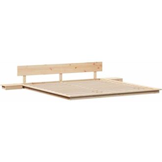 vidaXL Estructura De Cama Marr&oacute;n 180 X 200 Cm Madera Vidaxl