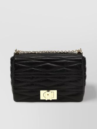 Furla quilted chain strap crossbody bag