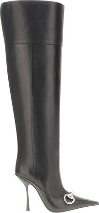 Gucci Boulevard Boot - Dames - Schoenen - Zwart - Maat: 39 EU Zijde