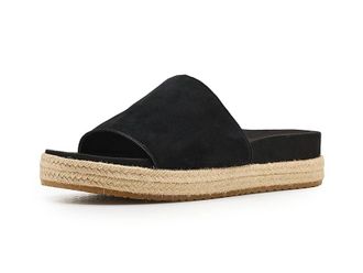 Vionic Yasmina Womens Sandals Black Suede : 9.5 M