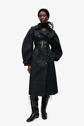 トレンチコート RAF SIMONS Women Trench Coats 2226250099 Black Raf Simons トレンチコート - 黒 - ブラック | 2226250099