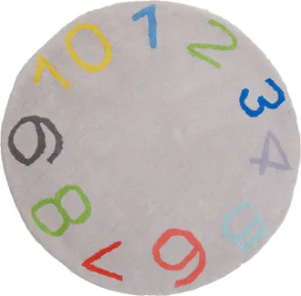Premier Housewares Kids Round Number Rug