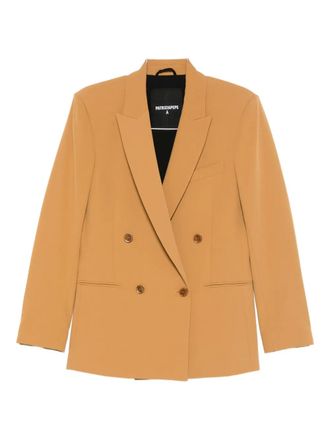Patrizia Pepe Blazer met dubbele rij knopen - Beige