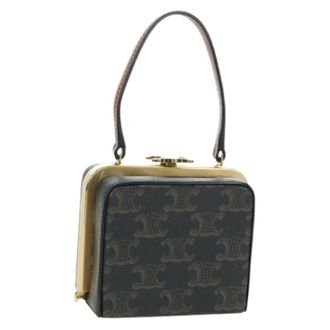 Celine Pre-owned Mini Bags, female, Black, Size: ONE SIZE Pre-owned Vintage Mini Hand Bag