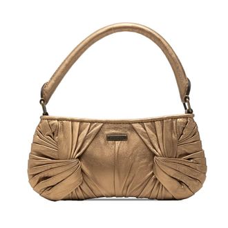 Burberry Pre-owned Burberry Metallic Leather Sling Knot Shoulder Bag Ladies EYCRC9OOYG9ERKRM