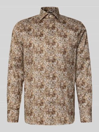 Olymp Slim Fit Business-Hemd mit Kentkragen Modell Savio in Beige, Gr&ouml;&szlig;e 39