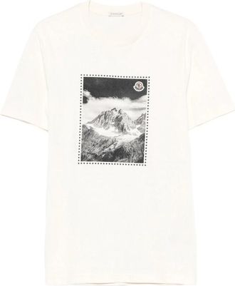 Moncler Mountain-print T-shirt