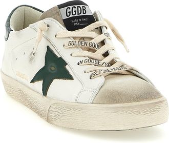 Golden Goose Mens Bicolor Goatskin Sneakers
