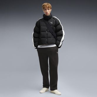 Puma Pantaloni della tuta in pile pesante Essentials dal taglio morbido da uomo, Abbigliamento, Nero, XXL