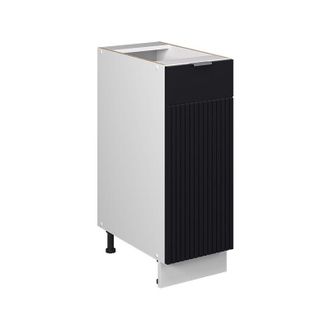 Vicco Armario De Farmacia Fame-line, Rayas Negras, 30 Cm Sin Encimera, Vicco