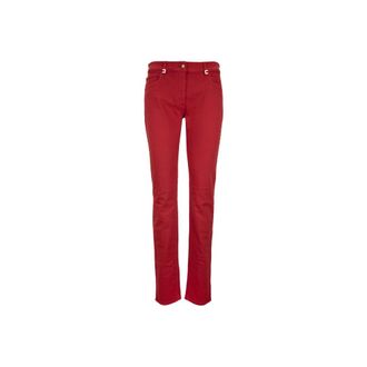 Elisabetta Franchi Slim-fit Jeans, female, Red, Size: W27 Skinny Jeans