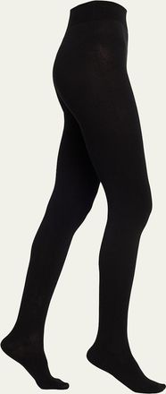 The Row Mimi High-Rise Seamless Knit Footed Tights