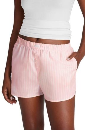 Tommy John Woven Lounge Boxer Shorts in Pink at Nordstrom, Size X-Large