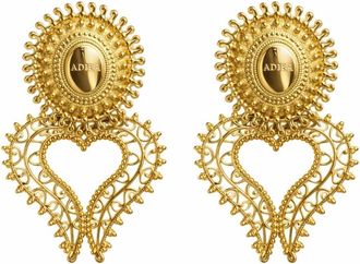 Adiba Lamprocapnos Earring in Gold at Nordstrom