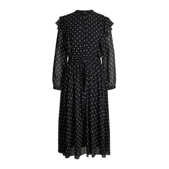 Joop Dot Dress - Dames - Casual kleedjes - Zwart - S - Polyester - Kleedjes