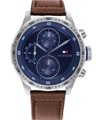 Tommy Hilfiger Trent Mens Brown Watch 1791807 Leather - One Size