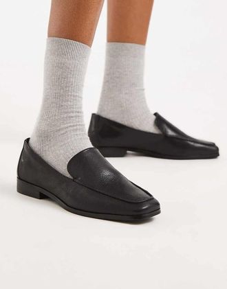 Aldo Aldo - Carrobreria - Mocassini in pelle nera-Nero