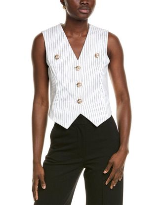 St. John Pinstripe Vest