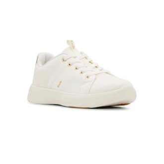 Keds BlissWalk Sneakers Womens 5M Egret Gold Lace Up Casual Shoes HAWK1839