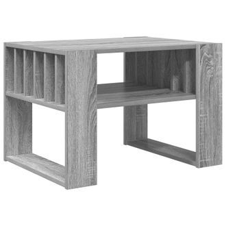 vidaXL Mesa De Caf&eacute; Gris Sonoma 66 X 49,5 X 45 Cm Madera De Ingenier&iacute;a Vidaxl