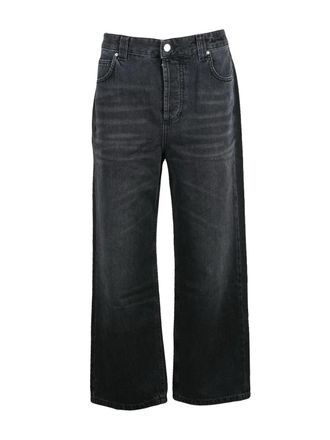 Marella Black Cotton Jeans