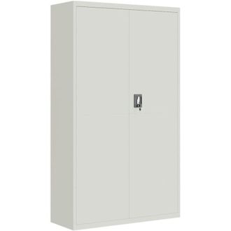 vidaXL File Cabinet Light Grey 105x40x180 cm Steel vidaXL