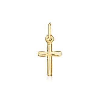 Canaria Canaria 10kt Yellow Gold Petite Cross Pendant