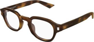 Saint Laurent SL 946 Optisch Montuur - Heren - Brillen - Bruin - 47 MM - Accessoires